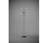 EUCLIDE LAMPADA DA TERRA 3000K 5104LM 62W CON DIMMER A PEDALE COLORE NERO H.185CM