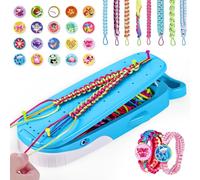 Euclidean Cube Braccialetto dell'amicizia fai da te, braccialetti fai da te a forma di balena, set fai da te per ragazze di età compresa tra 6, braccialetti fai da te per bambini (blu)