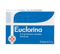 Euclorina - Polvere Solubile Disinfettante con Cloramina - 10 Bustine da 2,5 g