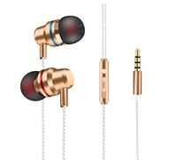 EUCoo Cuffie Sport 3.5mm Suono Chiaro con Microfono Stereo Cuffie Auricolari Adatto per Cellulare MP3