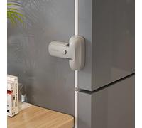 EUDEMON 1 Pack Aggiornato Bambino Proof Frigo/Congelatore Serratura della porta Applicare a Max 1 "(25mm) Striscia di tenuta per bambini e ragazzi, senza bisogno di strumenti o trapano (Grigio)