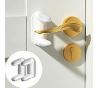 EUDEMON Serratura a leva della porta di sicurezza del bambino aggiornata, serratura della maniglia della porta per bambini e animali domestici