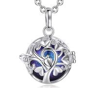 EUDORA Harmony Ball Collana con Albero della Vita con Musica Collana con Ciondolo per Madre Bambino Donne Incinte Bel Regalo di Gioielli, Catena da 76 cm e 114 cm