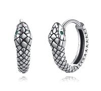 EUDORA Harmony Ball Orecchini a Lobo con Gatto in Argento Sterling da Donna, Orecchini a Cerchio con Gatto Carino Orecchini con Stella di David Orecchini con Fiocco di Neve Gioielli Regalo