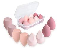 EUDUQ 8 Pz Set di Spugnette Trucco,Beauty Blender,Spugna di Bellezza,Spugnetta make up,Lavabili Senza Lattice Spugna Cosmetica per Fondotinta Impeccabile Crema e Polvere Fondotinta Liquido