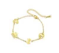 EUEAVAN Bracciale con simboli Adinkra della saggezza africana Cavigliera con mappa dell'Africa Amuleto egiziano Adinkra Gye Nyame Gioielli etnici Orgoglio nazionale Regalo (oro)