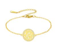 EUEAVAN Bracciale Shema Israel Bracciale di preghiera ebraico Sh'ma Shema Yisrael Bracciale cabala ebraica Ciondolo Judaica Gioielli Bibbia Benedizioni Regalo Donne (oro 1)