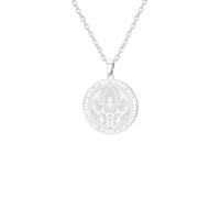 EUEAVAN Collana con ciondolo a forma di chiave della vita con croce di Ankh e Iside egiziana, amuleto di protezione dell'occhio di Horus, gioiello religioso, regalo per donne e uomini, Medio, Acciaio