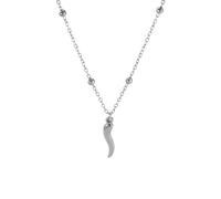 EUEAVAN Collana con corno italiano blu malocchio del diavolo con ciondolo a strati con terzo occhio portafortuna, protezione cornicello, gioiello regalo per donne