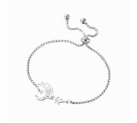 EUEAVAN Phoenix Bracciale da donna Nirvana of Phoenix Bracciale mitologico Rising Bird Rise from the Ashes gioielli ispirazione regalo, Regolabile, Acciaio inossidabile, Non pietra preziosa