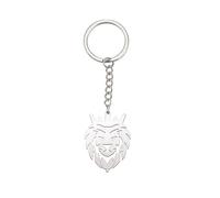 EUEAVAN Portachiavi Scheletro Leone Classico Re Bestia Gioielli Ciondolo Testa di Leone Elementi Animali Regalo Carino Decorazione per Uomini e Donne