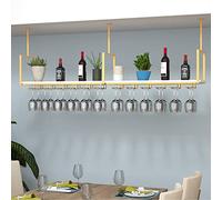 EUEIQCBZ Portabottiglie a sospensione moderna a soppalco con design di recinzione bianco 80 cm x 30 cm x 60 cm