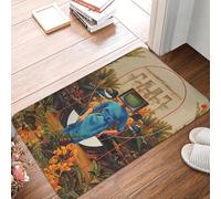 EUEKQOIB Le sue asimmetrie zerbino antiscivolo zerbino durevole tappeto cucina ingresso casa bagno poggiapiedi