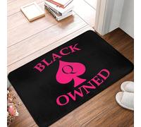 EUEKQOIB Zerbino antiscivolo per ingresso cucina bagno WC tappeto antiscivolo zerbino con motivo Queen of Spades colore nero