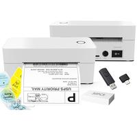 EueoLil Piccole etichette Business Bluetooth Shipping Maker Stampante termica multifunzionale Supporto Android, iPhone, Windows e sistemi Mac, stampante adesiva fotografica ampiamente utilizzata per