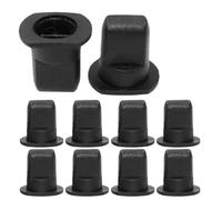 EUETVEXERK 10 pezzi di passaruota for specchietto retrovisore, emblema distintivo, clip for 191853615A, adatti for VW Golf MK1 MK2 Polo Jetta Passat Seat Ibiza Toledo