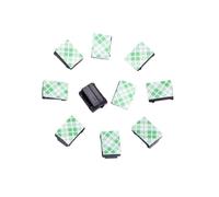 EUETVEXERK Clip for cavi autoadesiva for auto, morsetti for la gestione dei del registratore di guida automatico, organizzatore for linea dati GPS, supporto for fascette fermacavi, clip fisse(10PCS)