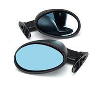 EUETVEXERK Coppia specchi retrovisori California Universal Custom Hot Rod Classic Fit for Fiat Vitaloni Fit for Ford Fit for BMW Fit for Benz Specchietto retrovisore(Blue mirror)