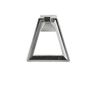 EUETVEXERK Maniglia for porta in lega di zinco moderna e semplice, for ciondolo, for divano, sedia da pranzo, lusso leggera, for anello tiraggio Maniglia per porta dell'armadio(29808 Chrome)