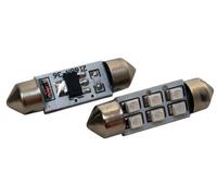 Eufab 13298 - Luce LED SMD, 36 mm, con 6 SMD, 2 Pezzi, Blu