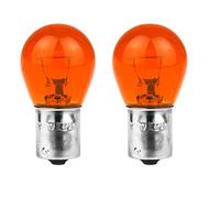eufab 13306 lampadina, 12 V, 21 W, BAU15S, 2 pezzi, Blister, Orange