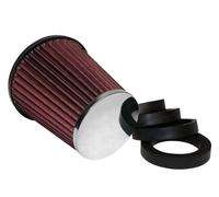 Eufab 17432 McKita - Filtro universale per aria, con 6 adattatori, colore: Rosso scuro