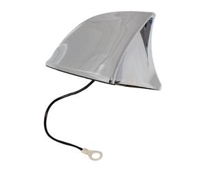 Eufab 521201 - Antenna a pinna di squalo, cromata