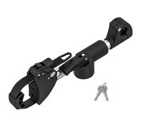 EUFAB 11247 - Supporto per telaio regolabile, 27 cm, nero/argento