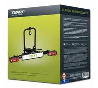 Eufab Crow 1 portabici gancio traino per 1 bici Nuovo