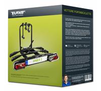 Eufab Eufab Amber 3 portabici gancio traino - 3 bici pieghevole Nuovo