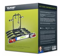 Eufab Eufab Amber 4 portabici gancio traino - 4 bici pieghevole Nuovo