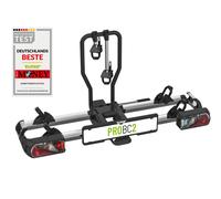 Eufab Portabici PROBC2 per 2 Bicicletta Bici Elettrica + Targa