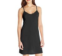 EUFANCE Donna Sottoveste in Cotone Lungo sotto Spalline Camicia da Notte Sexy Slip Elegante Mini Abito Dritto