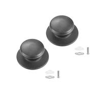 eufeifeiegds 1/2 pezzi di pomello di copertura in vetro for coperchio di pentola, pomello di tenuta for coperchio di padella, maniglia di sollevamento di ricambio universale for pentole da cucina(2Pcs