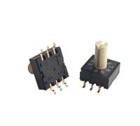 eufeifeiegds 1 pz Interruttore di codice RM3HA-10R Interruttore a manopola rotante 10 bit 0-9 Interruttore di codifica Patch 3:3 Encoder rotativo con maniglia wefeiegds