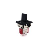 eufeifeiegds 1 pz R8016A Interruttore a bilanciere AC250V/3A 125V/5A Momentaneo SPDT Interruttore a levetta a 3 posizioni T80-R Gira a sinistra e a destra Ripristino automatico wefeiegds