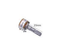 eufeifeiegds 1 pz RK163 B50KX2 Potenziometro rotativo audio a doppia unità 6 pin albero di prugna da 25 mm 50k wefeiegds