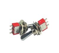 eufeifeiegds 1 pz SH T80-T Z1 Serie Grande Leva Lunga 12mm (ON)-OFF-(ON) SPDT 3Pin 3Posizioni MOM-OFF-MOMPnswitch a levetta for montaggio su pannello 5A125V wefeiegds
