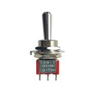 eufeifeiegds 1 pz SH T80-T Z1 Serie Grande Leva Lunga 12mm ON-ON SPDT 3Pin 2Posizioni Montaggio a Pannello Mini Interruttore a Leva 5A 125VAC wefeiegds