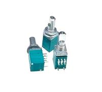 eufeifeiegds 1 pz Tipo RK097 Potenziometro Albero metallico B10K 103 Multi-gadget Doppia unità Interruttore rotante Singolo albero 15 mm Piatto wefeiegds