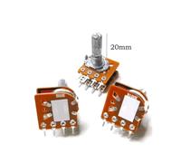 eufeifeiegds 1 pz TW WH148 20mm 50KBX2 100KBX2 Doppio collegamento 8 pin Potenziometro lineare Pot Giunto singolo for B50K B100K wefeiegds(50K Ohm)