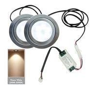 eufeifeiegds 1-Set Retrofit Cucina Fumo Luce 1.5W 68mm Cappa Aspirante Ventilatore Lampadina Ventilatore Lampada Equivalente Lampadina Alogena 20W wefeiegds(Warm White 3000K)