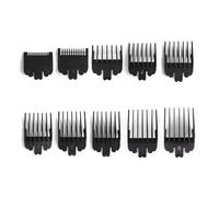 eufeifeiegds 10 pezzi di pettine guida for tagliacapelli professionale, protezioni for tagliacapelli, accessorio universale for tagliacapelli da 1,5-25 mm(10pcs Black)