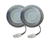 eufeifeiegds 2-Pack DC 12V Luce cappa cucina Luce aspiratore fumi 1.5W 68mm Lampadina aspiratore fumi mobile stufa Bianco 6000K wefeiegds
