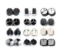 eufeifeiegds 2 pezzi da 8 mm in lega di materiale interruttori rotanti manopola rotonda fornello a gas bruciatore forno cucina parti maniglie for fornello a gas(A004-0)