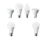 eufeifeiegds 20 lampadine LED dimmerabili GU10 E27 E14 ad alta potenza, equivalenti a lampade a incandescenza da 100 Watt, 3000K e 6000K, attacco a baionetta(Wamr white 3000K,C37 5W_YES_AC220-240V)