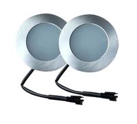 eufeifeiegds 2x 50mm Luce for cappa aspirante LED 40mm Foro 12V DC Mini Luce for ventilatore Fumo Lampadina Armadio Mensola Bagno Specchio Luce wefeiegds(SM Connector,WARM WHITE 3000K_NO)