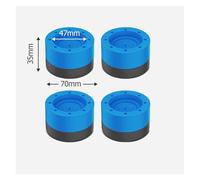 eufeifeiegds 4 pezzi cuscinetti antivibranti piedini for lavatrice kit rullo antiscivolo universale for lavatrice base for piedini di sollevamento for mobili wefeiegds(4pcs Blue 35mm)