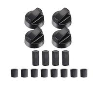eufeifeiegds 4 set di manopole di controllo for piano cottura, termostati universali, manopole for fornelli, accessori for cucine domestiche