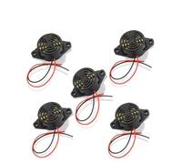 eufeifeiegds 5/10 pezzi 95 dB alto decibel DC 3-24 V 12 V cicalino elettronico allarme acustico intermittente continuo for auto furgone SFM-27(5pcs Continuous-B)